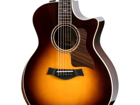 Taylor 814CE Grand Auditorium Acoustic Electric Guitar, Tobacco Sunburst on Sale