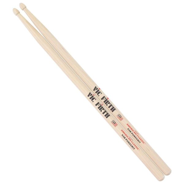 Vic Firth American Classic Extreme 5B PureGrit Drumsticks Online now