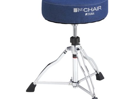 Tama 1st Chair Round Rider Drum Throne - Navy Blue Online Hot Sale