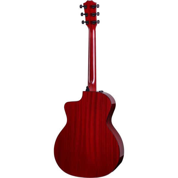 Taylor 224CE DLX LTD Acoustic Electric Guitar - Trans Red Cheap