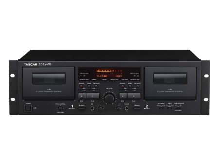 Tascam 202MKVII Rackmount USB Dual Cassette Deck For Cheap