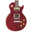 Vintage Reissue V100 Les Paul Style Electric Guitar - Trans Wine Red Online Sale