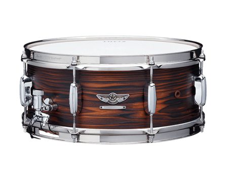 Tama STAR Reserve Solid Japanese Cedar 6x14 Snare Drum - Burnt Oiled Cedar For Cheap