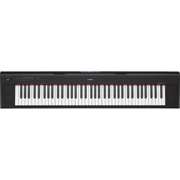 Yamaha NP32 76-Key Lightweight Portable Keyboard in Black with Power Supply For Cheap