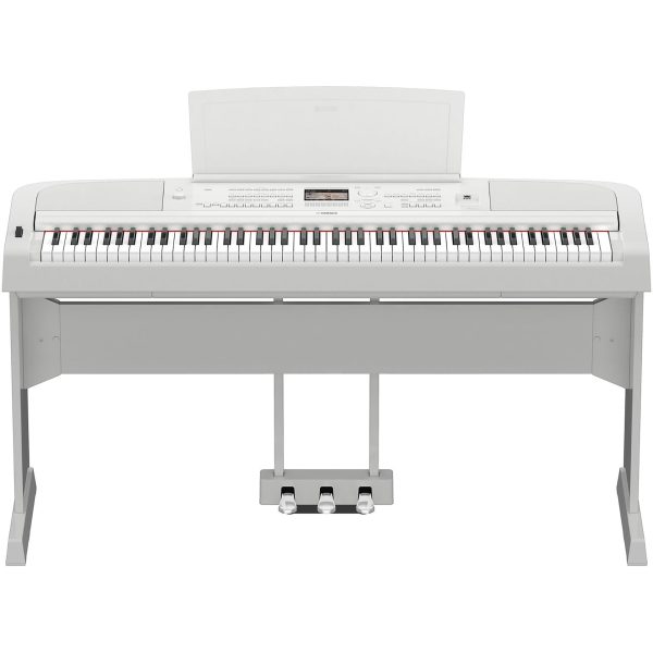 Yamaha DGX670WH 88-Key, Portable Grand Piano - White Fashion