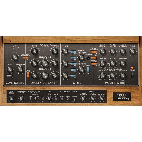 Universal Audio Moog Minimoog Supply