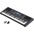 Yamaha PSR-E373 61-Key Touch Sensitive Portable Keyboard w PA130 Power Adapter Online now