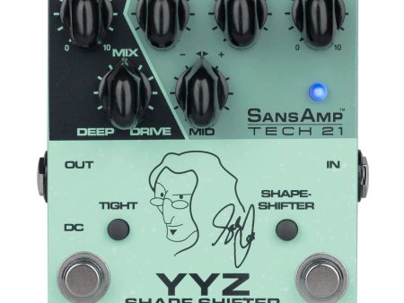 Tech 21 YYZ Geddy Lee Shape-Shifter Signature SansAmp Pedal Discount