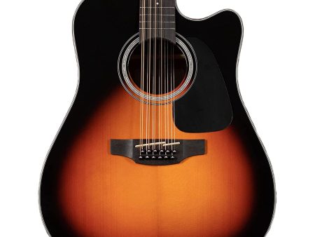 Takamine G Series GD30CE-12-BSB 12-String Acoustic Electric Guitar, Brown Sunburst Online now