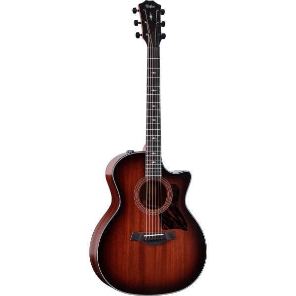 Taylor 324CE V-Class Grand Auditorium Acoustic Electric Guitar, Mahogany Top Cheap