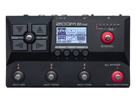 Zoom B2 Four Multi Effects Processor for Bass For Discount