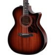 Taylor 324CE V-Class Grand Auditorium Acoustic Electric Guitar, Mahogany Top Cheap