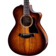 Taylor 222ce-K DLX Grand Concert Acoustic Electric Guitar, Hawaiian Koa Fashion