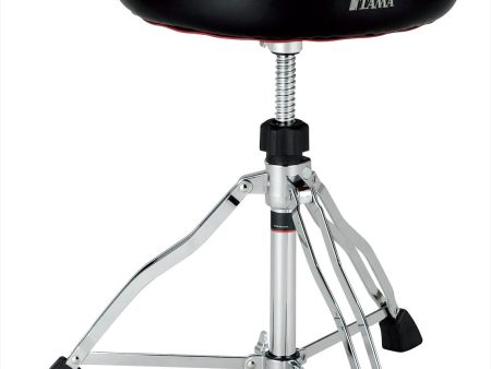 Tama 1st Chair Round Rider Drum Throne - Cloth Top, Black Cheap