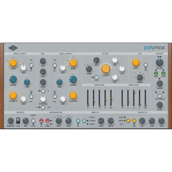 Universal Audio PolyMAX Synthesizer Supply