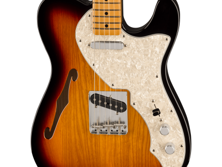 Fender Vintera® II  60s Telecaster® Thinline Electric Guitar - 3-Color Sunburst Supply