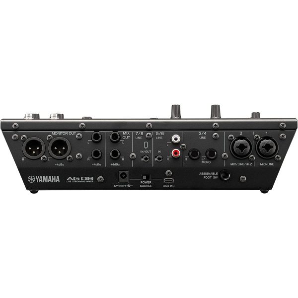 Yamaha AG08 All-In-One Live Streaming Mixer - Black Cheap