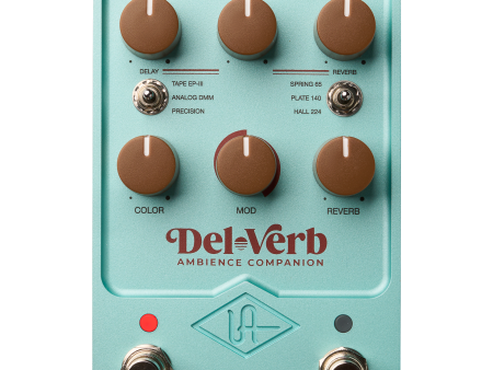 Universal Audio Del-Verb Ambience Companion Reverb & Delay Pedal For Discount