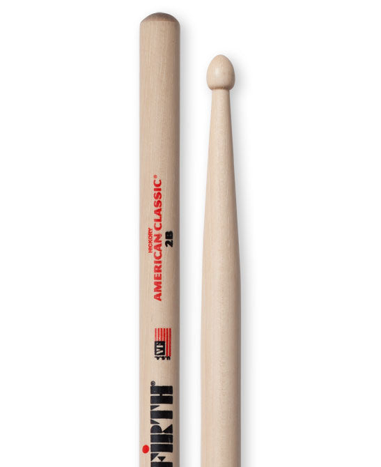 VIC FIRTH 2B WOOD TIP DRUMSTICKS on Sale