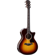 Taylor 412ce Grand Concert Acoustic Electric Guitar, Tobacco Sunburst Discount