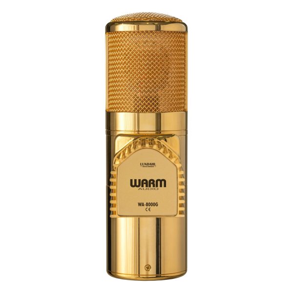 Warm Audio WA-8000G Limited Edition Gold Tube Condenser Microphone For Sale