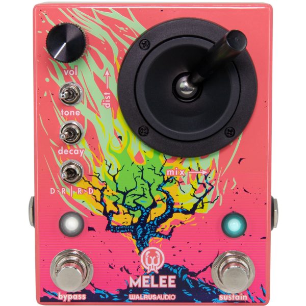 Walrus Audio Melee Wall of Noise Distortion and Reverb Pedal Online Hot Sale