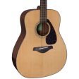 Yamaha FG800J Folk Solid Spruce Top Dreadnought Acoustic Guitar, Natural on Sale