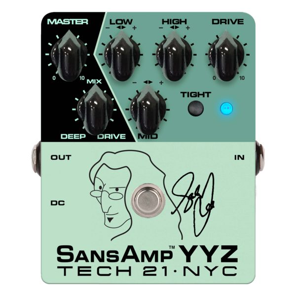 Tech 21 YYZ Geddy Lee Signature SansAmp Pedal Online Hot Sale