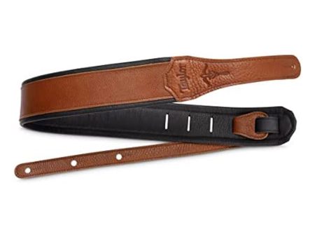 Taylor 500 Series Aeirial Leather Guitar Strap - British Tan For Cheap