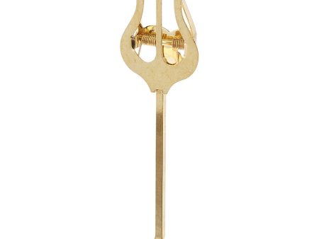 Trumpet or Cornet Lacquered Brass Lyre For Discount