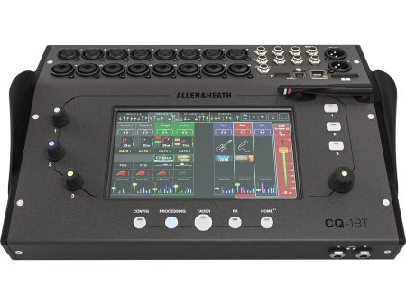 Allen & Heath CQ-18T - Ultra-Compact 18in   8out Digital Mixer with Wi-Fi Supply