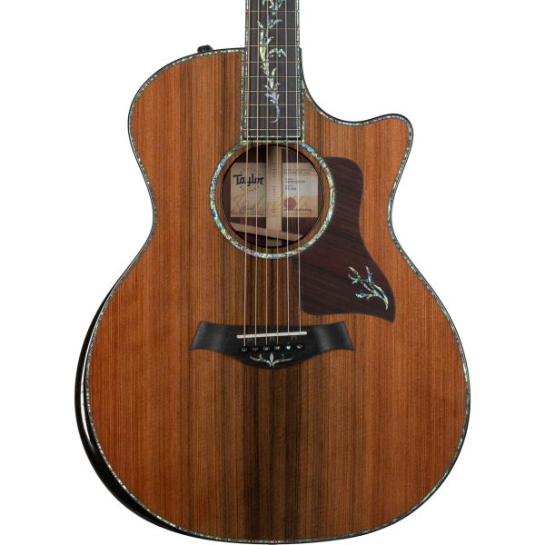 Taylor PS14ce Honduran Rosewood V-Class Acoustic Electric Guitar, Sinker Redwood For Sale