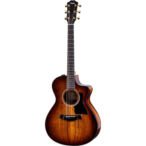 Taylor 222ce-K DLX Grand Concert Acoustic Electric Guitar, Hawaiian Koa Fashion