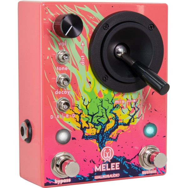 Walrus Audio Melee Wall of Noise Distortion and Reverb Pedal Online Hot Sale