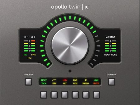 Universal Audio Apollo Twin X USB Duo Processing Audio  Interface - Heritage Edition (Desktop Win) Hot on Sale