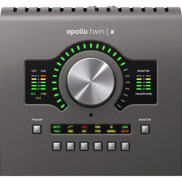 Universal Audio Apollo Twin X USB Duo Processing Audio  Interface - Heritage Edition (Desktop Win) Hot on Sale