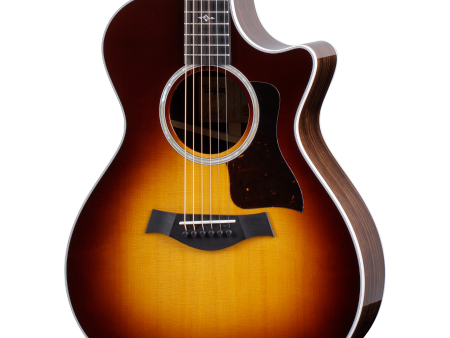 Taylor 412ce Grand Concert Acoustic Electric Guitar, Tobacco Sunburst Discount