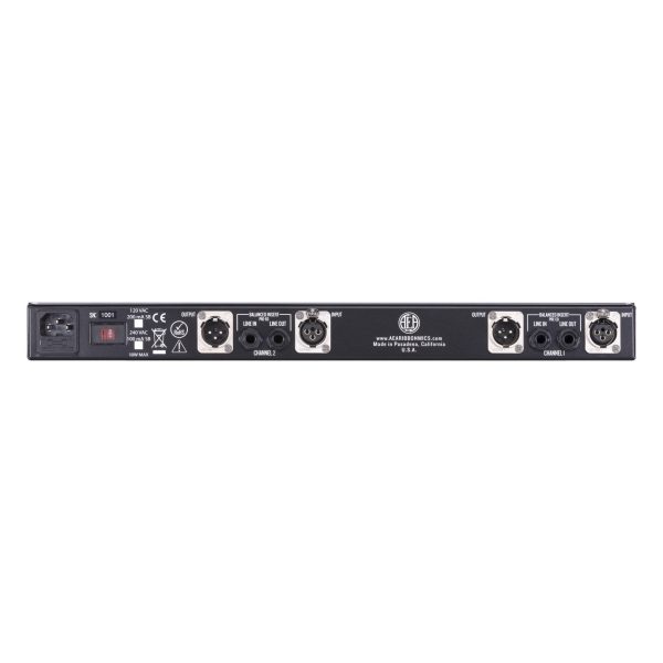 AEA Ribbon Mics RPQ3 2-Channel Ribbon Microphone Preamp with P48 Curveshaper EQ Supply