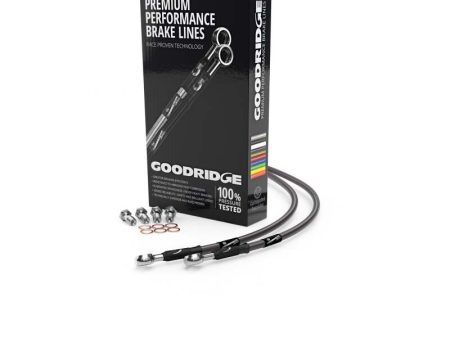 Goodridge 01-02 Aprilia RSV1000 Mille Carbon Front SS Brake Lines For Cheap