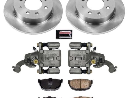 Power Stop 04-09 Kia Spectra Rear Autospecialty Brake Kit w Calipers Fashion