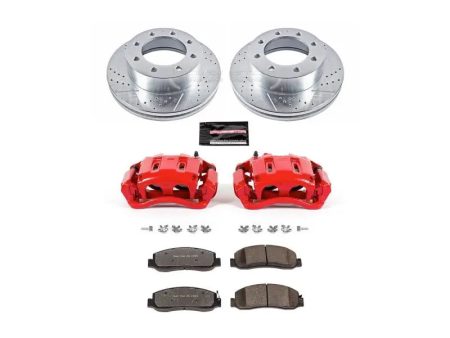 Power Stop 2011 Ford F-350 Super Duty Front Z36 Truck & Tow Brake Kit w Calipers Supply