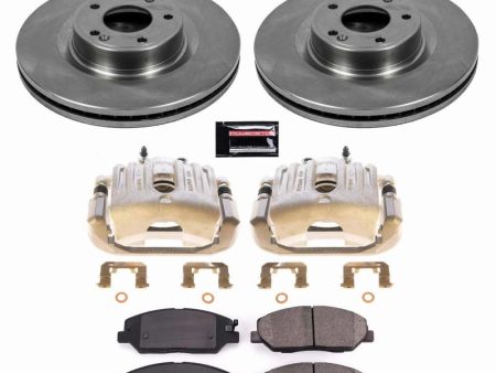 Power Stop 09-11 Hyundai Genesis Front Autospecialty Kit w Calipers For Cheap