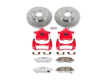 Power Stop 00-04 Buick LeSabre Front Z26 Street Warrior Brake Kit w Calipers Online Sale