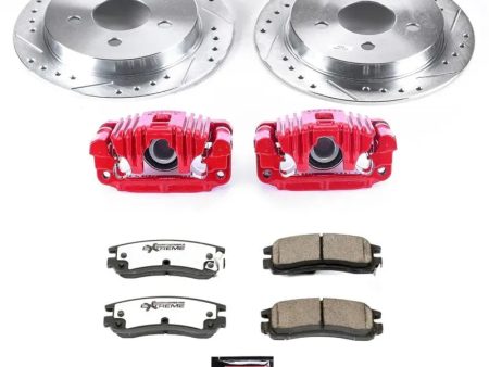 Power Stop 99-04 Oldsmobile Alero Rear Z26 Street Warrior Brake Kit w Calipers For Cheap