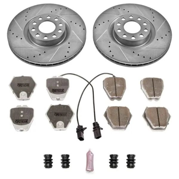 Power Stop 00-04 Audi A6 Quattro Front Z26 Street Warrior Brake Kit Online